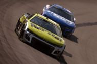 William Byron (24) and Kyle Larson (5) during the NASCAR Cup Series Iowa Corn 350. Source: Getty